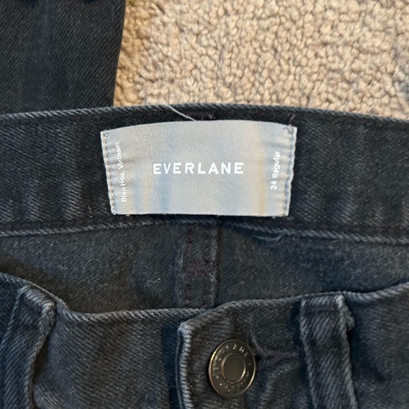 Black boyfriend Everlane jeans size 24 regular - Picture 3 of 5